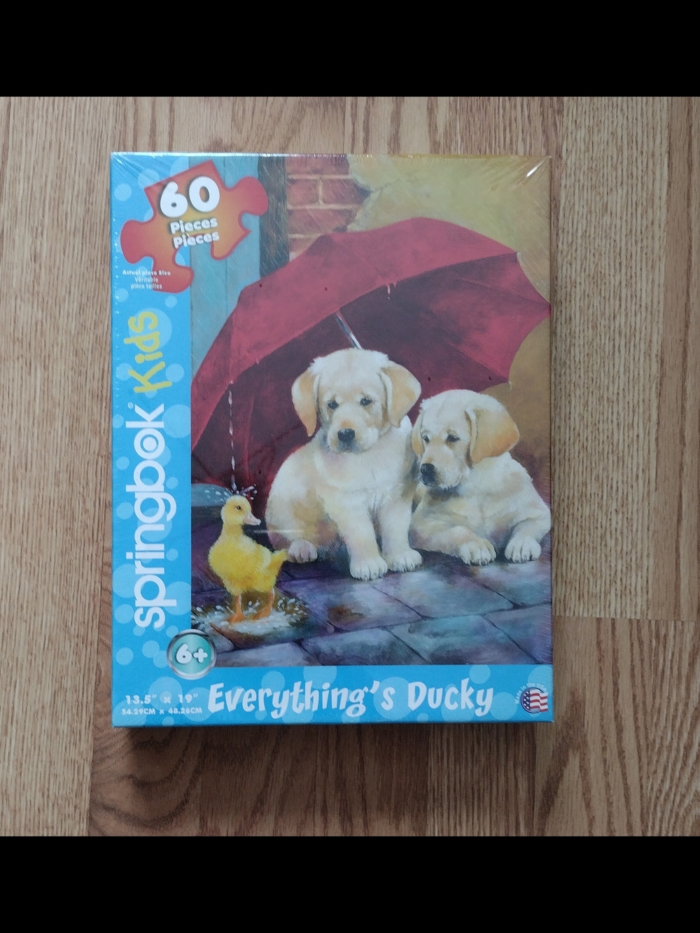Springbok Kids Everything's Ducky 60-Piece Puzzle - Yellow & Red
